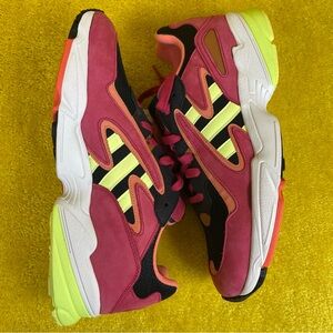 adidas Yung-96 Chasm Pink Hi-Res Yellow EE7229 Size 12